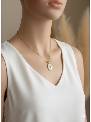 Livaz Accessories Çelik Kadın Gold Kolye