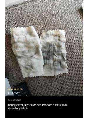 Bakım Kiti Serisi 1 Adet Takı Mücevher Altın Gümüş Takı Silme Temizleme Parlatma Mendili Bezi