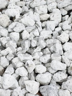 Natural Volkanik Beyaz Lav Taşı, Dekoratif Pomza Taşı, 2-4 Cm, 5 Litre, Drenaj Düzenleyici, Bitki Toprağı Nemlendirici