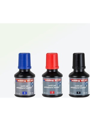 Edding Mürekkep 30 ml (EBT30) 3'lü Set Edding3'lüset Tkm Edding-3'lüset