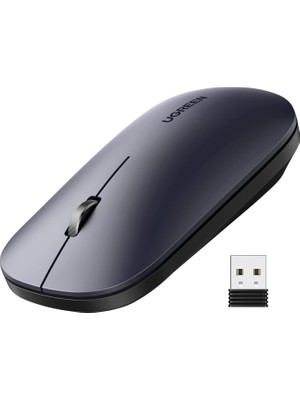Kablosuz Fare, 2,4 Ghz USB Bağlantısı, Maks. 4000 Dpi, 18 Ay Pil Ömrü. Pc, Mac, Dizüstü Bilgisayar, Windows 11, 10, 8.1, 7, Macos, Linux ile Uyumlu (Siyah)