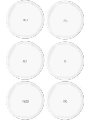 Mia Summertime Servis Tabağı 6 Lı Set - 26 cm