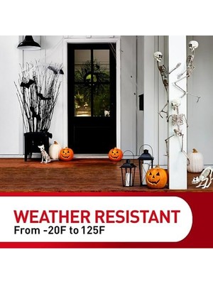 Dış Mekan Işık Klipsleri, Şeffaf, 16 Klips, 4'lü Paket (Toplam 64 Klips)