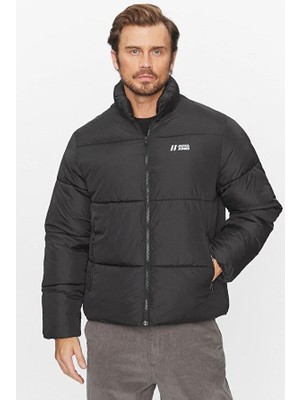Jack & Jones Siyah Erkek Mont 12238745_JJMAX PUFFER JACKET