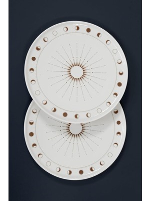 Sole 2’li 30 cm Tasarımlı Sunum Tabağı Seti