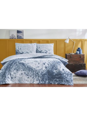 Trixy Ranforce Çift Kişilik Set Mavi