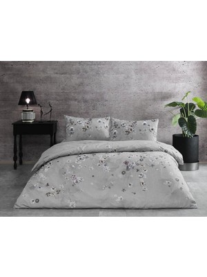 Ranforce Çift Kişilik Nevresim Takımı Gri