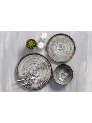 3 Parça Tek Kişilik Yemek Takımı