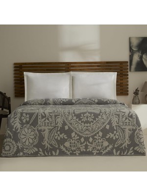 Ry Müslin Çift Kişilik Tek Pike Gri