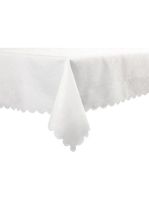 Ayana Kare Masa Örtüsü Ekru 150CM
