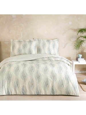 Montana DESENLI%100 Pamuk Nevresim Takımı, Bej, Çift Kişilik (Nevresim: 200X220 Cm/çarşaf: 230X260 cm / 2 Adet Yastık Kılıfı: 50X70 Cm)