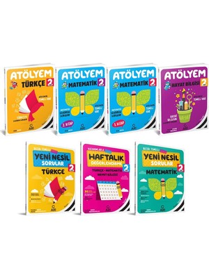 2. Sınıf Atölyem Seti (7 Kitap)