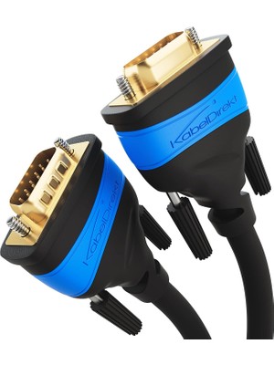 – 2m – VGA Kablosu (15 Kutuplu, Full HD/1080P, 3D Özellikli, VGA Fişi-Vga Fişi, Bilgisayarları Monitörlere/crt Monitörlere/televizyonlara, Kaplama Kontaklar, Siyah)