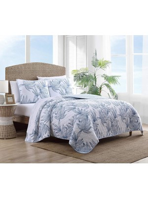 Bahama Yorgan Takımı, Pamuk, Mavi, Kraliçe