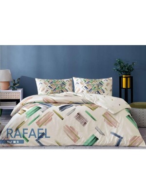 Rafael Ranforce Çift Kişilik Nevresim Takımı Yeşil