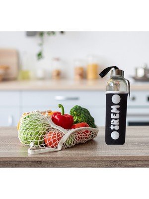 Hikmetlirenk Kişiye Özel Cam Su Şişesi 750 ml