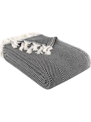 Pamuklu Koltuk Örtüsü Desenli 200X230 cm Kanepe Çekyat Bezi