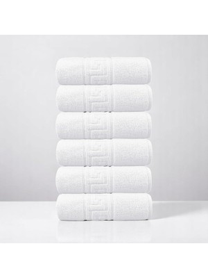 6'lı El Havlusu - 50X90 Cm, 225 GR,%100 Pamuk, Spa ve Otel Havlusu, Günlük Kullanıma Uygun