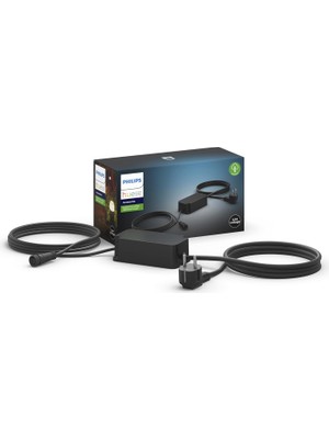 Hue Dış Mekan Güç Kaynağı 40 W, Uygulama Üzerinden Kontrol Edilebilir, Amazon Alexa (Echo, Echo Dot) ile Uyumlu, Siyah, Hava Şartlarına Dayanıklı