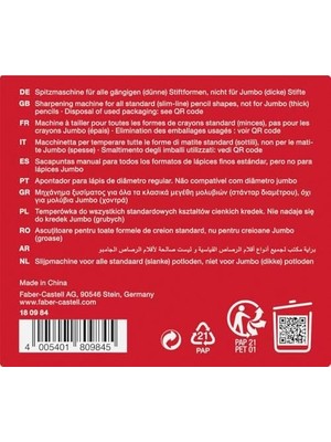 Masaüstü Kollu Kalemtıraş, Siyah, 8.4 mm Çaplı, Çocuk Korumalı, Kurşun ve Boya Kalemleri Için Uygun, Toplama Hazneli