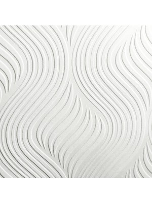 & Brown Duvar Kağıdı 10-014, Boyanabilir, Saf, Geometrik, Beyaz