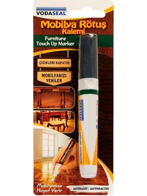 AyrStore Vodaseal Mobilya Rötuş Kalemi Tekli Antrasit