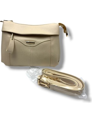 Cakgo 302-26 Baskı Deri 4 Bölmeli El ve Omuz Kadın Çanta