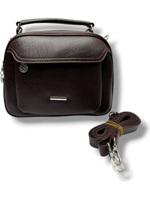 Cakgo 301-26 Cilt Deri 4 Bölmeli El ve Omuz Kadın Çanta