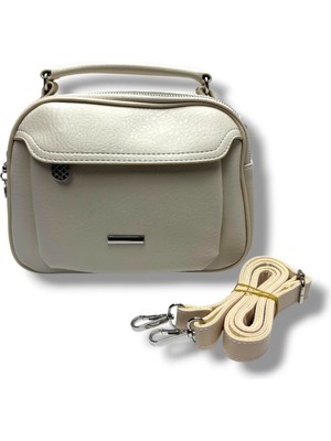 Cakgo 301-26 Cilt Deri 4 Bölmeli El ve Omuz Kadın Çanta