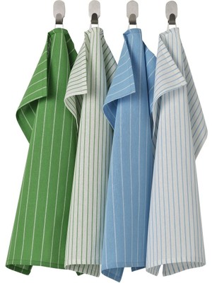 IKEA Kurulama Bezi, Yeşil-Mavi, 45X60 Cm, 4 Adet