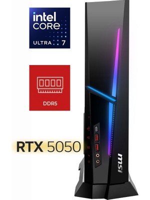 MSI Msı Mpg Trıdent As Aı Intel Core Ultra 7 265F 2NVN5-103EU-K238 96GB 4tb+4tb Rtx 5050 8gb W11PRO  Masaüstü Bilgisayar
