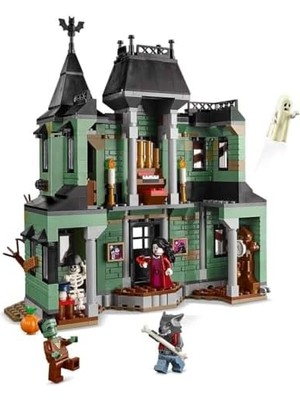 Creator 3'ü 1 Arada Hayaletli Köşk 31167-9 Yaş ve Üzeri Çocuklar Için Gemi Veya Tren Olarak Da Inşa Edilebilen Yaratıcı Oyuncak Yapım Seti, Özel Gün Hediye Fikri (736 Parça)