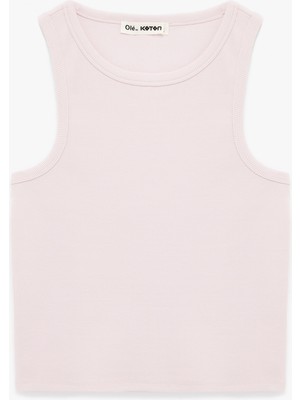 Koton Slim Fit Bisiklet Yaka Kolsuz Atlet