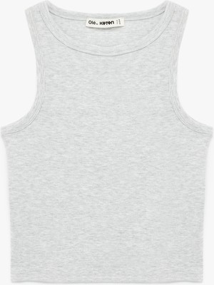 Koton Slim Fit Bisiklet Yaka Kolsuz Atlet