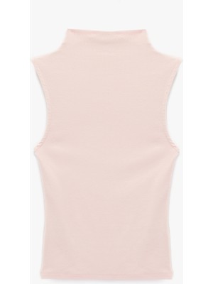 Koton Modal Karışımlı Slim Fit Kolsuz Dik Yaka Bluz