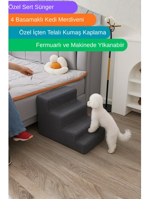 Dizanor Özel Sünger ve Özel Kumaşlı Köpek Merdiveni