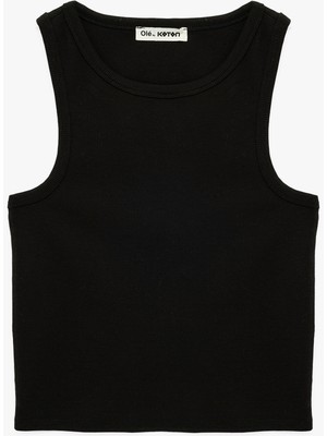 Koton Slim Fit Bisiklet Yaka Kolsuz Atlet