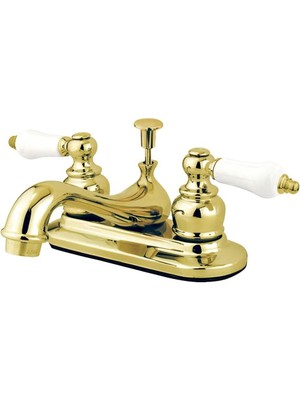 4 In. Modern Toilette Musluk Cilalı Pirinç Finish