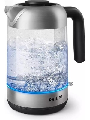 HD9339/80 Cam Su Isıtıcısı, 1,7 Litre, LED Aydınlatma, Kuru Çalışma Koruması, Mikro Süzgeç Filtresi, 2200 W