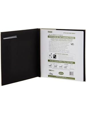 Albums Fotoğraf Albümleri MB-10EW Postbound Kabartmalı Deri Çerçeve Kapak Düğün Hafıza Defteri, x 30,48 Cm, Kalp