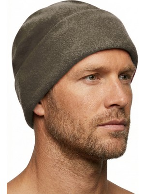 Cottonland Unisex Beanie Kalın Polar Fleece Katlamalı Bere