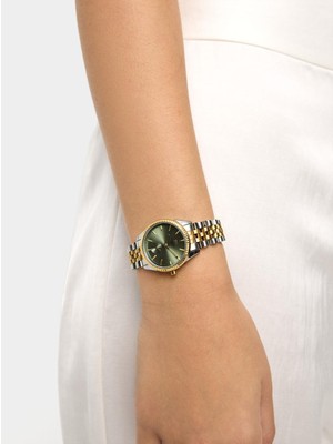 Parfois Paslanmaz Çelik Kordonlu Yuvarlak Saat