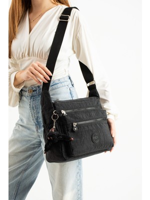 VB Collection Kılınkır Kumaş Kadın Postacı Çantası