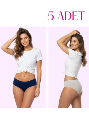 New Lilla 1006 Kadın Mix 5'lı Günlük Bato Külot