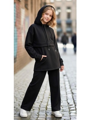 Asortix Kız Çocuk2 Iplik Kompakt Penye Tunik Alt&üst Takım