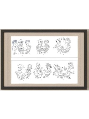 Karikatural Phung Hai Le 29X21CM Orijinal Karikatür Tablo