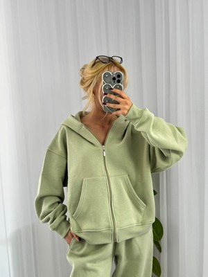 Fermuarlı Oversizehırka