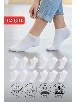 Rays Beyaz 12'li Kısa Çorap 1057