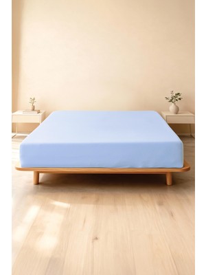 Soley | Jersey | %100 Pamuk Çift Kişilik Premium Lastikli Çarşaf