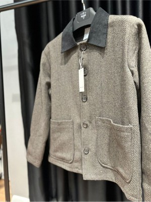 Back Street Backstreet  4867 Manche Polo Yaka Balık Sırtı Model Ceket